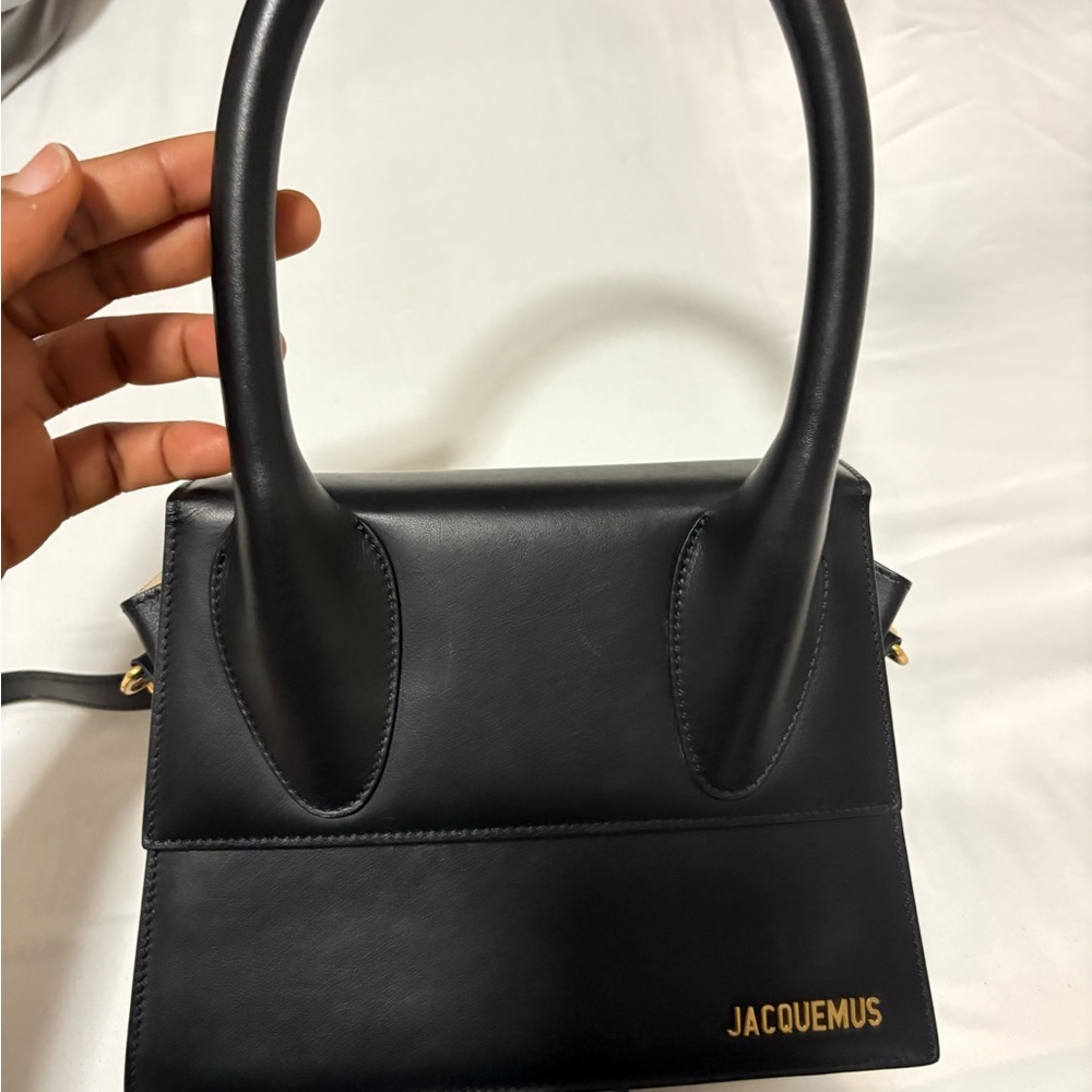 Jacquemus Black 'The large Chiquito' Bag